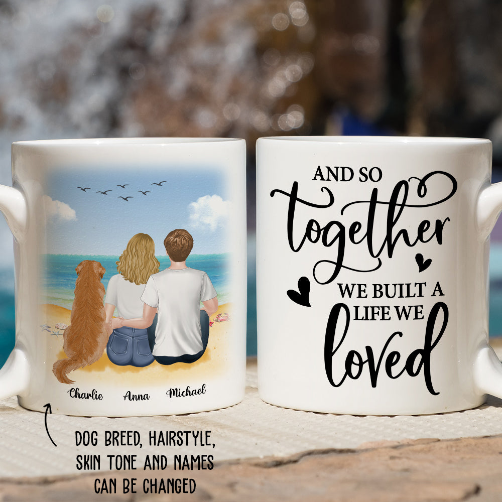 Custom Christmas Birthday Gifts For Dog Lovers • And So Together - Personalized Coffee Mug