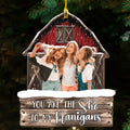 To My Nanigans - Personalized 1-layered Wood Ornament