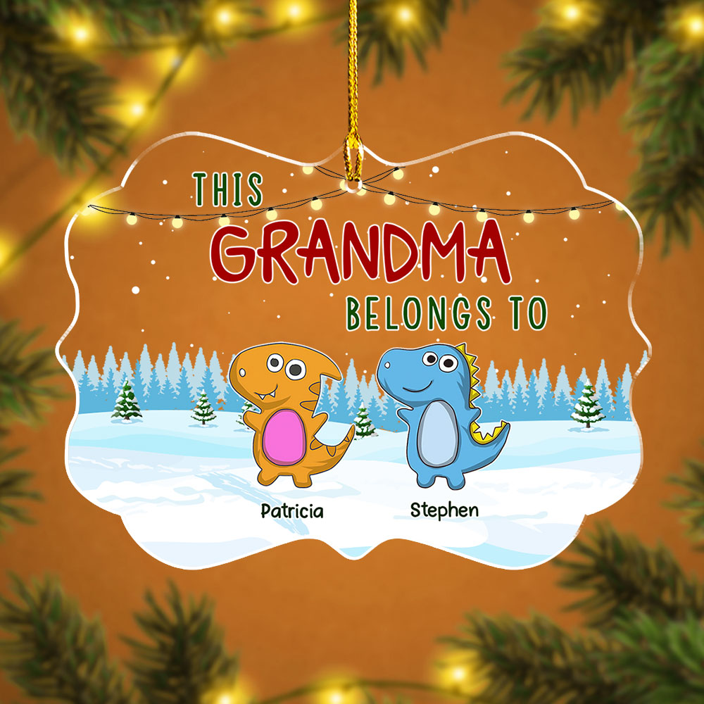 Belongs To - Personalized Acrylic Ornament