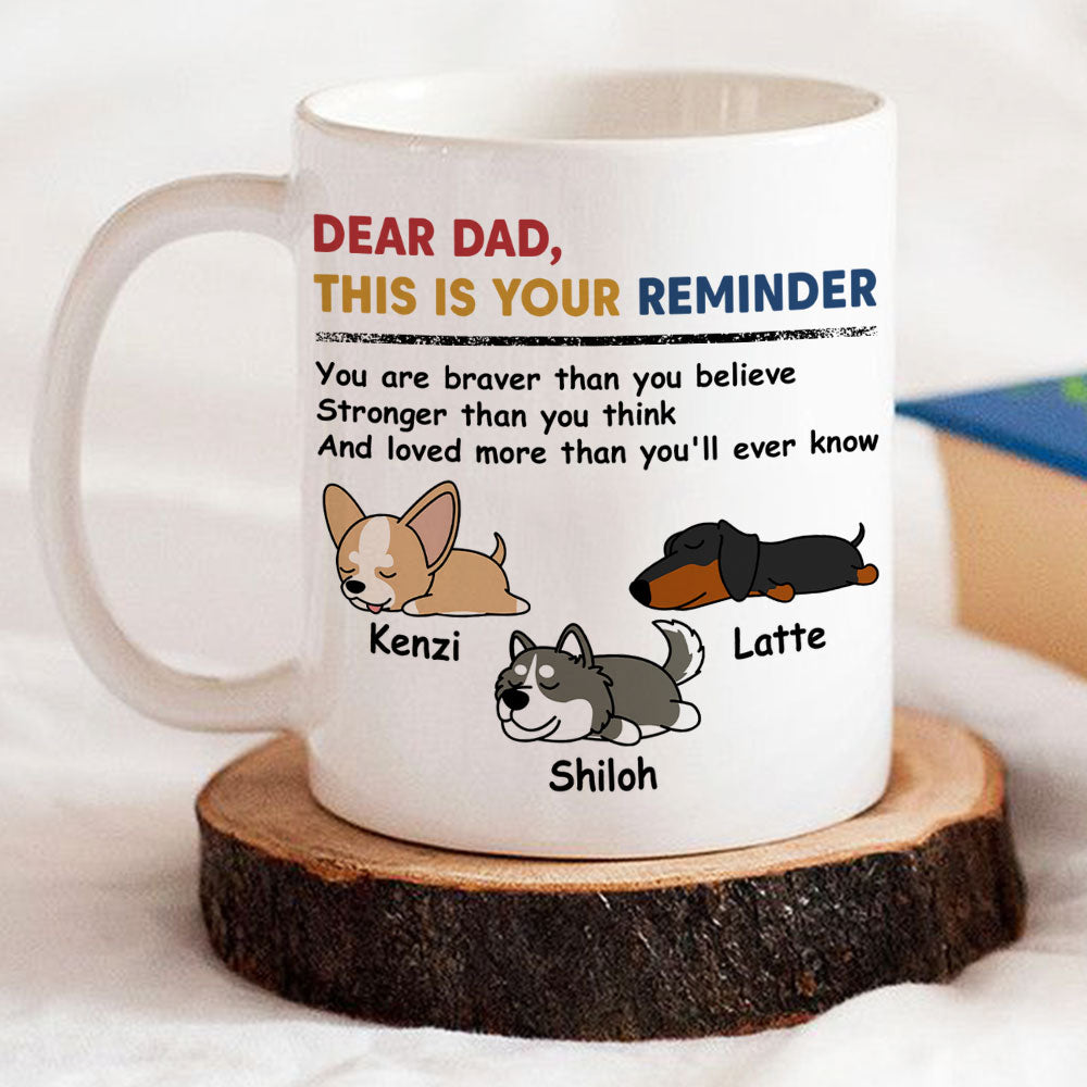 Custom Photo Christmas Birthday Gifts For Dog Lovers • This Is Your Reminder - Personalized Coffee Mug