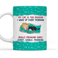 Custom Mother's day Birthday Gifts For Cat Mom, Cat Lovers • The Reason - Personalized Coffee Mug
