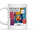 Custom Photo Christmas Birthday Gifts For Cat Dad, Cat Lovers • Amazing Cat Dad - Personalized Coffee Mug