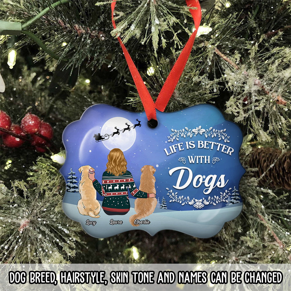 Life Is Better Christmas - Personalized Aluminum Ornament