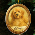 Custom Christmas Memorial Sympathy Gifts For Dogs, Cats • Paws In Heaven - Personalized Acrylic Ornament