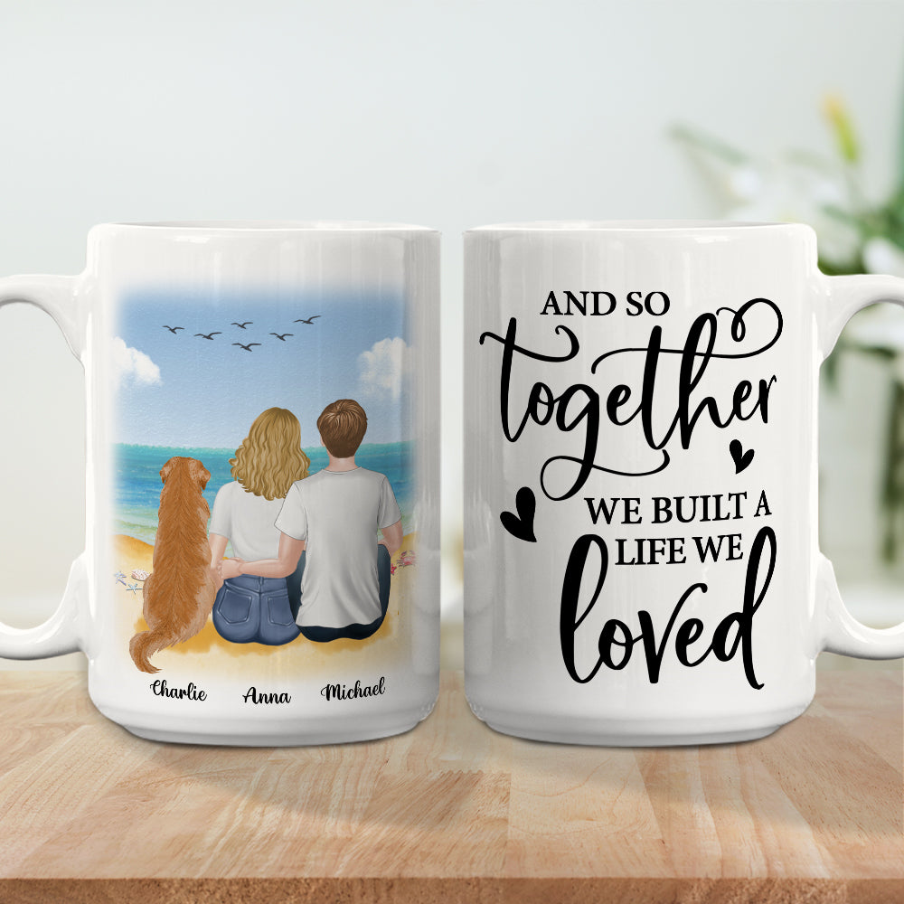 Custom Christmas Birthday Gifts For Dog Lovers • And So Together - Personalized Coffee Mug