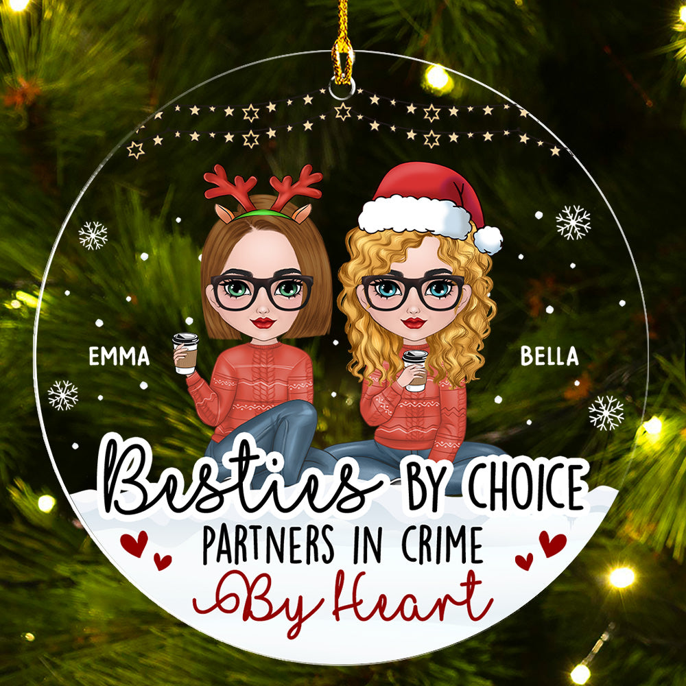 Partners In Crime - Personalized Acrylic Ornament