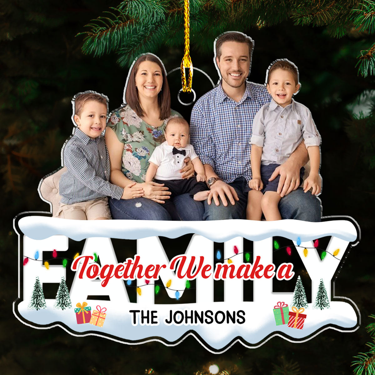 Family Is Everything - Personalized Acrylic Ornament