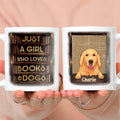 Custom Christmas Birthday Gifts For Dog Lovers • Just A Girl - Personalized Coffee Mug