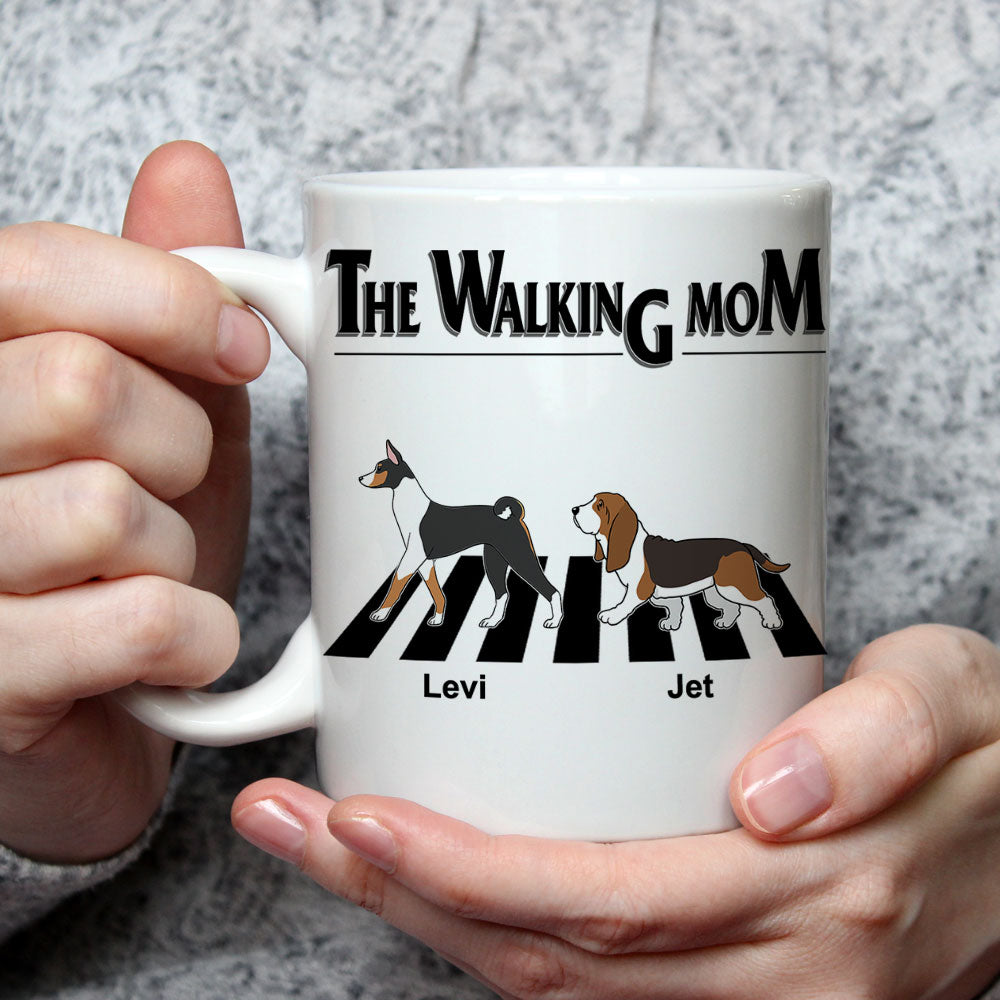 Custom Photo Christmas Birthday Gifts For Dog Lovers • The Walking Dad 2 - Personalized Coffee Mug