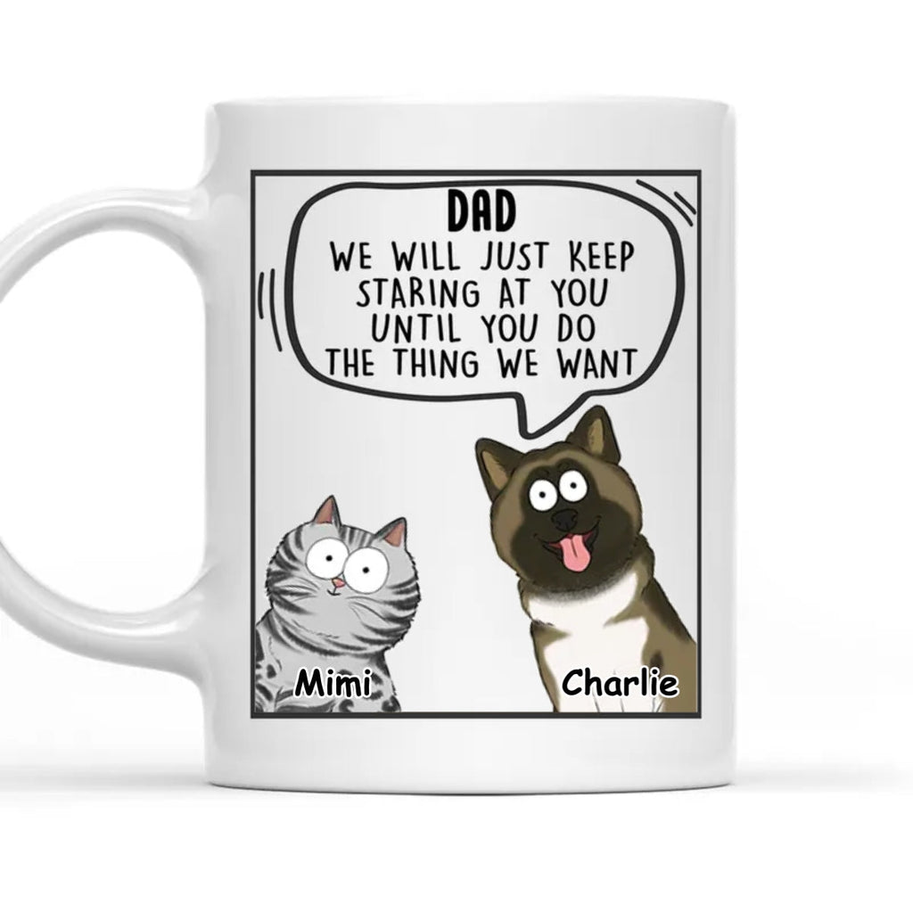 Custom Mother's day Birthday Gifts For Cat Mom, Cat Lovers • Pets Will Just - Personalized Coffee Mug