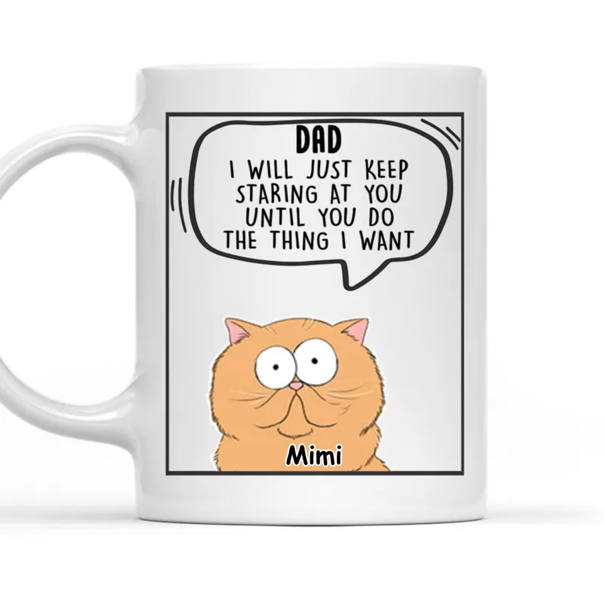 Custom Mother's day Birthday Gifts For Cat Mom, Cat Lovers • Pets Will Just - Personalized Coffee Mug