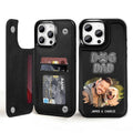 The Dog Dad Photo - Personalized Leather Phone Case