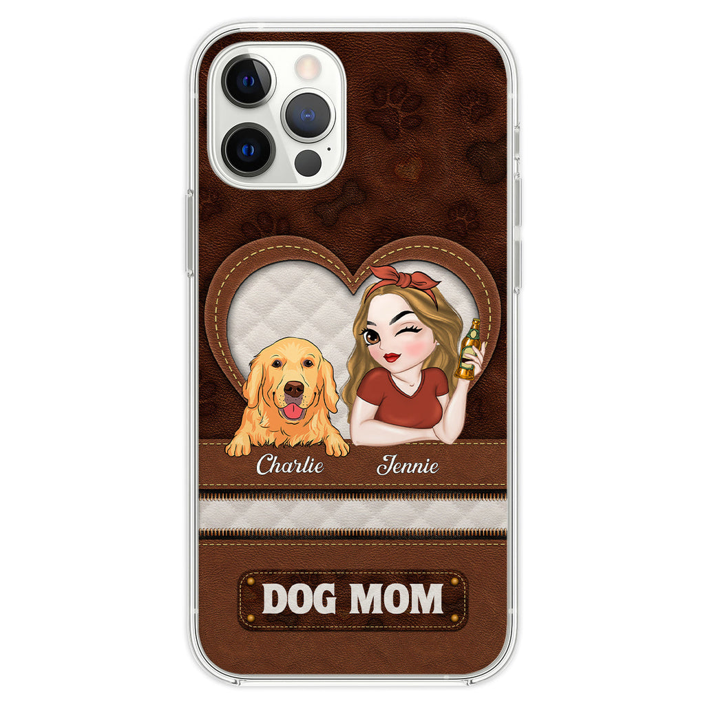 In My Dog Mom Era - Personalized 3D Inflated Effect Phone Case