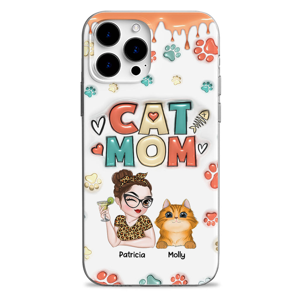 My Lovely Cat - Personalized 3D Inflated Effect Phone Case