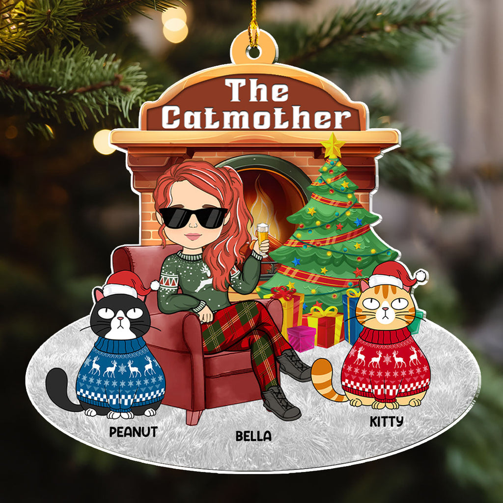 Catparent Christmas - Personalized Acrylic Ornament