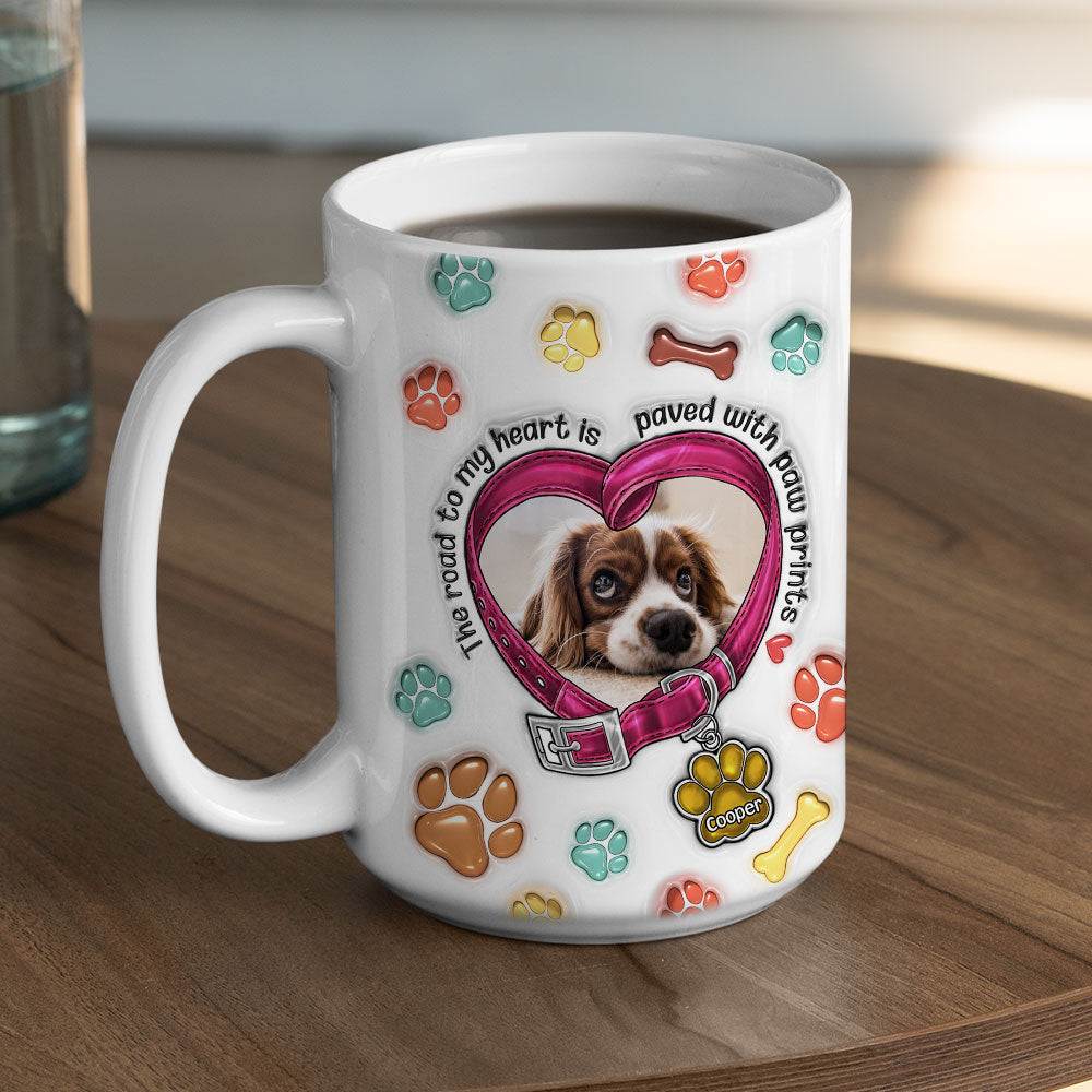 Road To My Heart - Personalized 3D Inflated Effect Mug