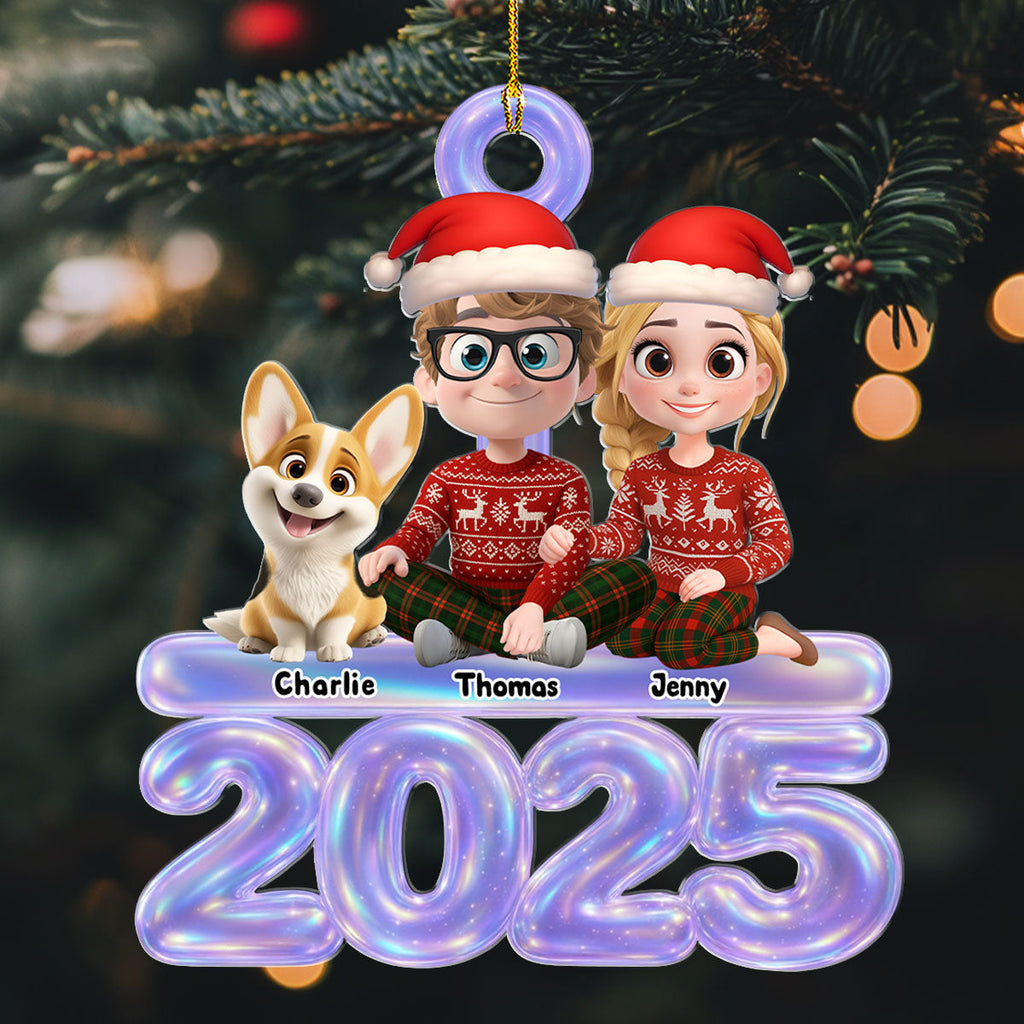 Custom Christmas Decor Home Birthday Gifts For Dog Lovers • We And Our Dog Colorful - Personalized Acrylic Ornament