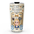 Custom Mother's day Birthday Gifts For Cat Mom, Cat Lovers • Proud Lovely Cat Mom - Personalized 3D Inflated Effect Tumbler