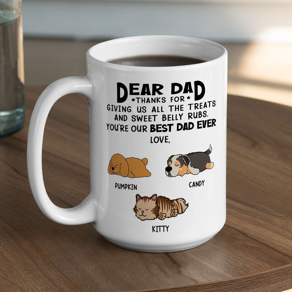 Custom Photo Mother's day Birthday Gifts For Cat Mom, Cat Lovers • All The Treats 3 - Personalized Coffee Mug