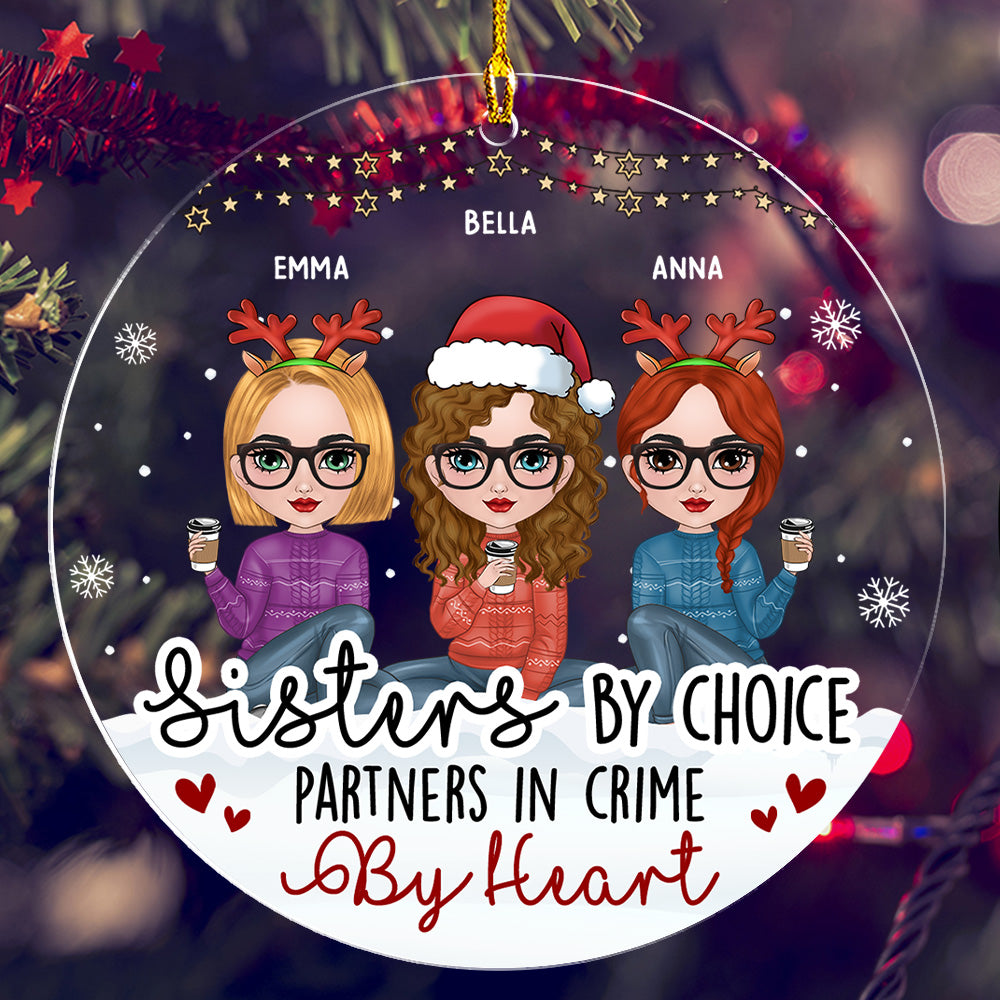 Partners In Crime - Personalized Acrylic Ornament