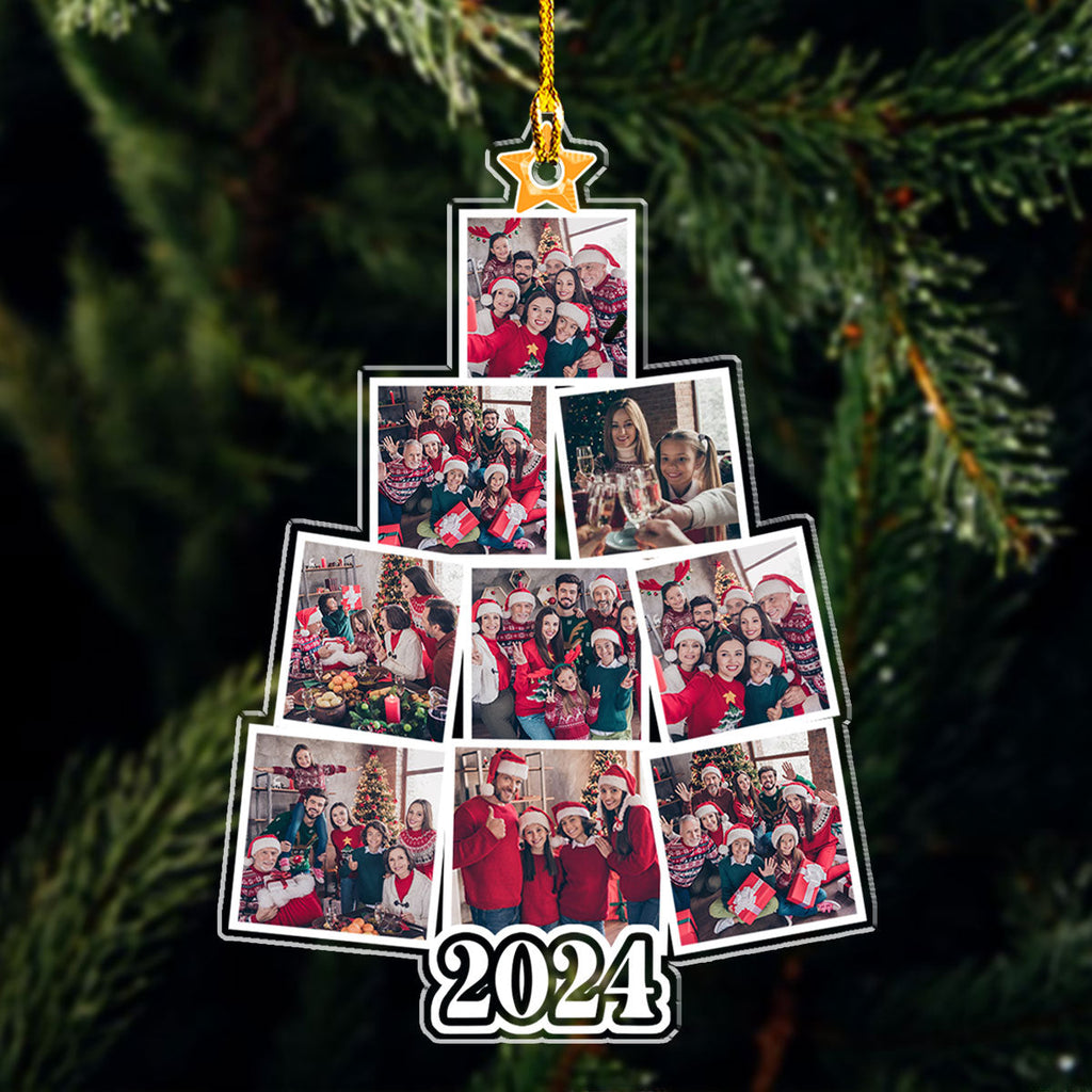 Photo Christmas Tree - Personalized Acrylic Ornament
