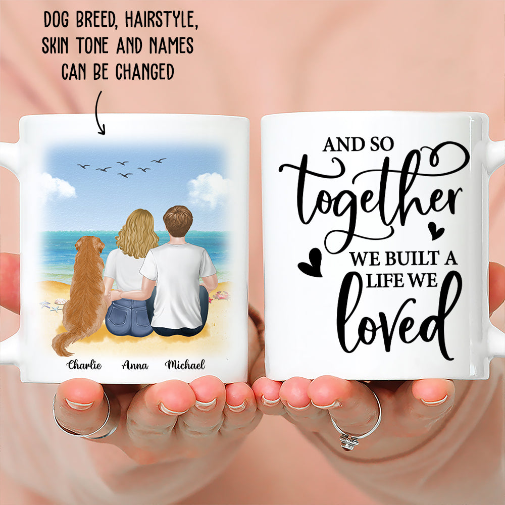 Custom Christmas Birthday Gifts For Dog Lovers • And So Together - Personalized Coffee Mug