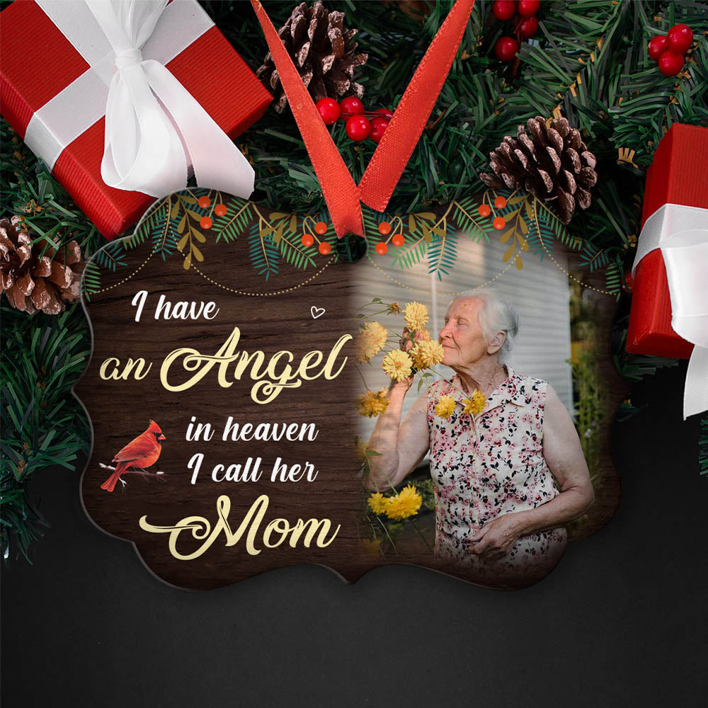 An Angel In Heaven - Personalized Aluminum Ornament