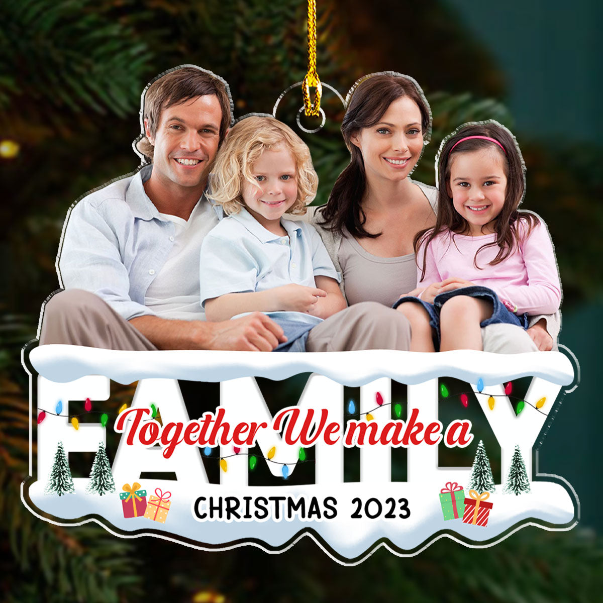 Family Is Everything - Personalized Acrylic Ornament