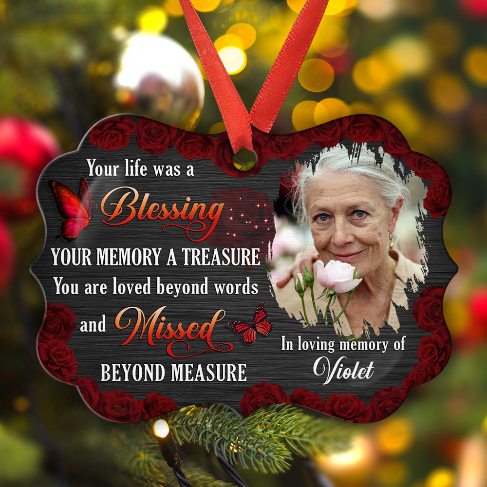 Missed Beyond Measure - Personalized Aluminum Ornament