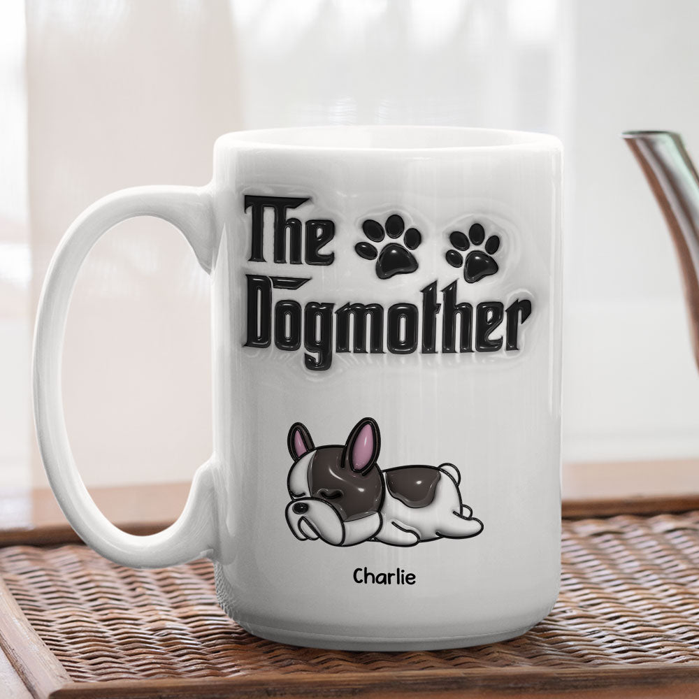 Custom Photo Christmas Birthday Gifts For Dog Lovers • Dog Father Dog Mother - Personalized 3D Inflated Effect Mug