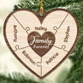Together We Make Family - Personalized 1-layered Wood Ornament