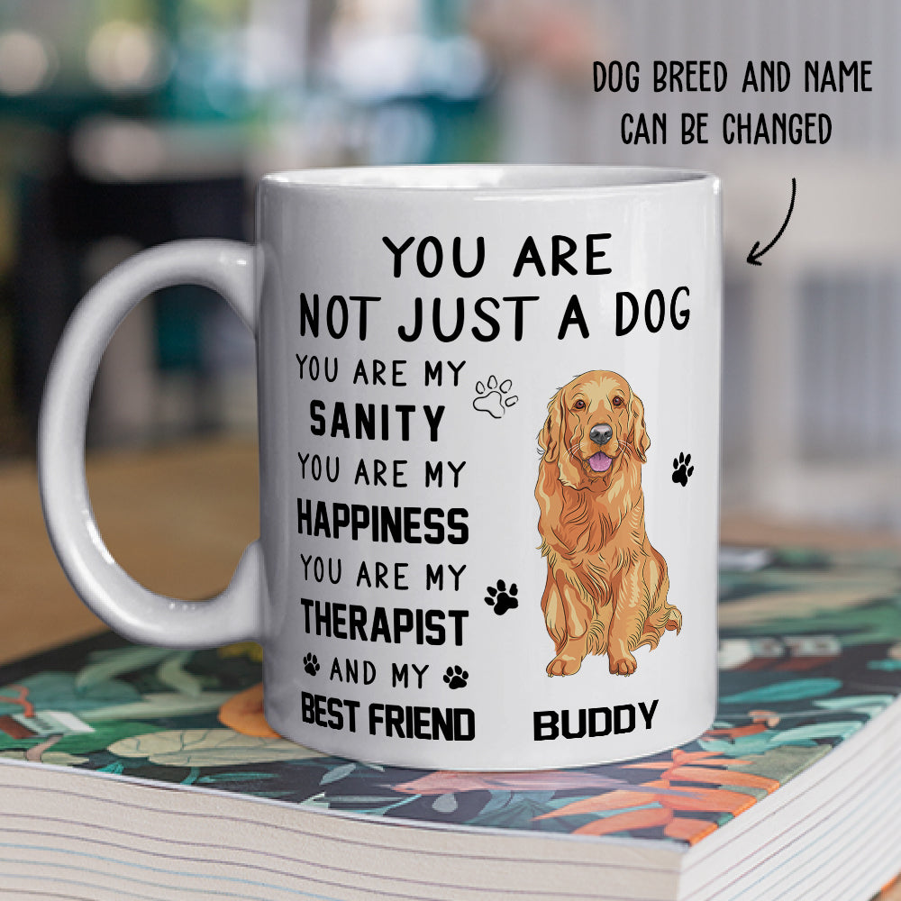 Custom Christmas Birthday Gifts For Dog Lovers • Not Just Dog - Personalized Coffee Mug