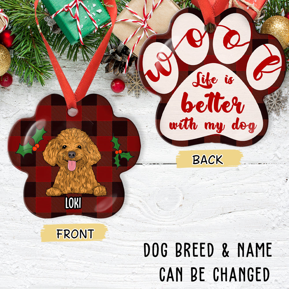 Life Is Better - Personalized Aluminum Ornament