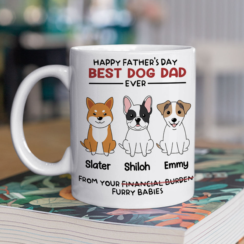 Custom Photo Christmas Birthday Gifts For Dog Lovers • The Best Dog Ever Is Your Furry Baby - Personalized Coffee Mug