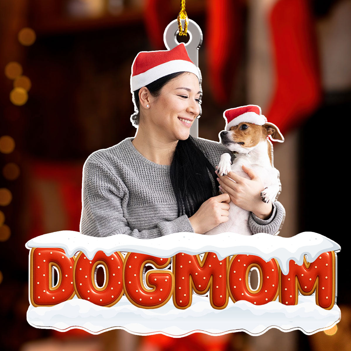 Our Unbroken Bond Photo - Personalized 3D Effect Acrylic Ornament