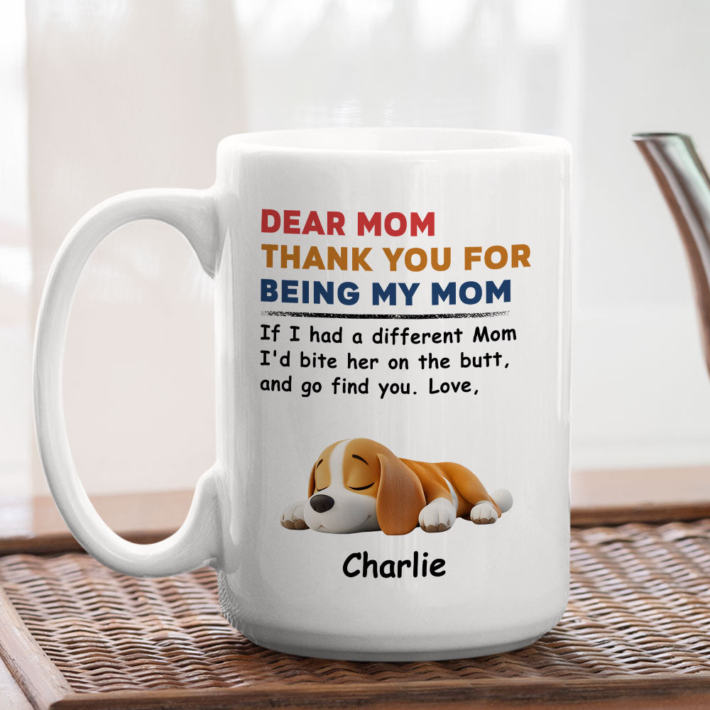 Custom Christmas Birthday Gifts For Dog Lovers • If I Had A Different - Personalized Coffee Mug