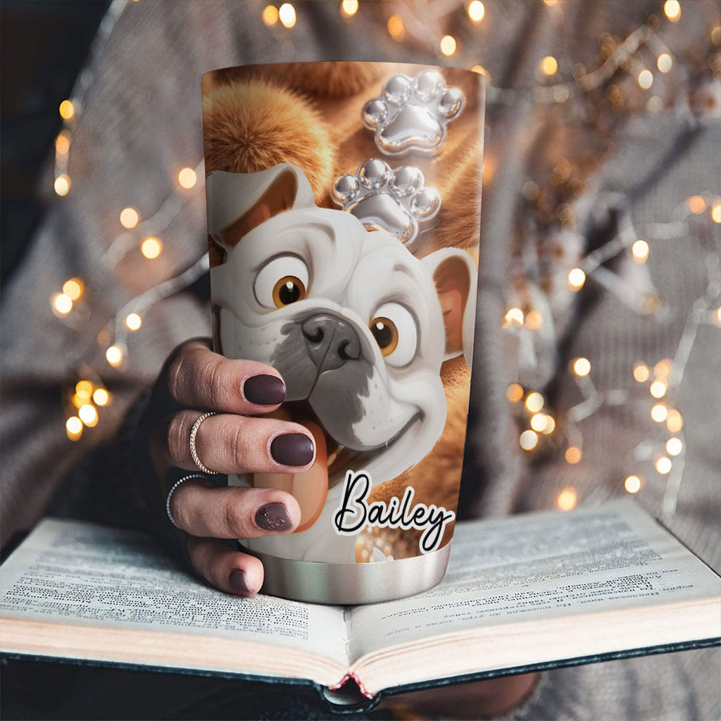 Custom Mother's day Birthday Gifts For Dog Mom, Dog Lovers • Cute Dogs - Personalized 3D Effect Tumbler