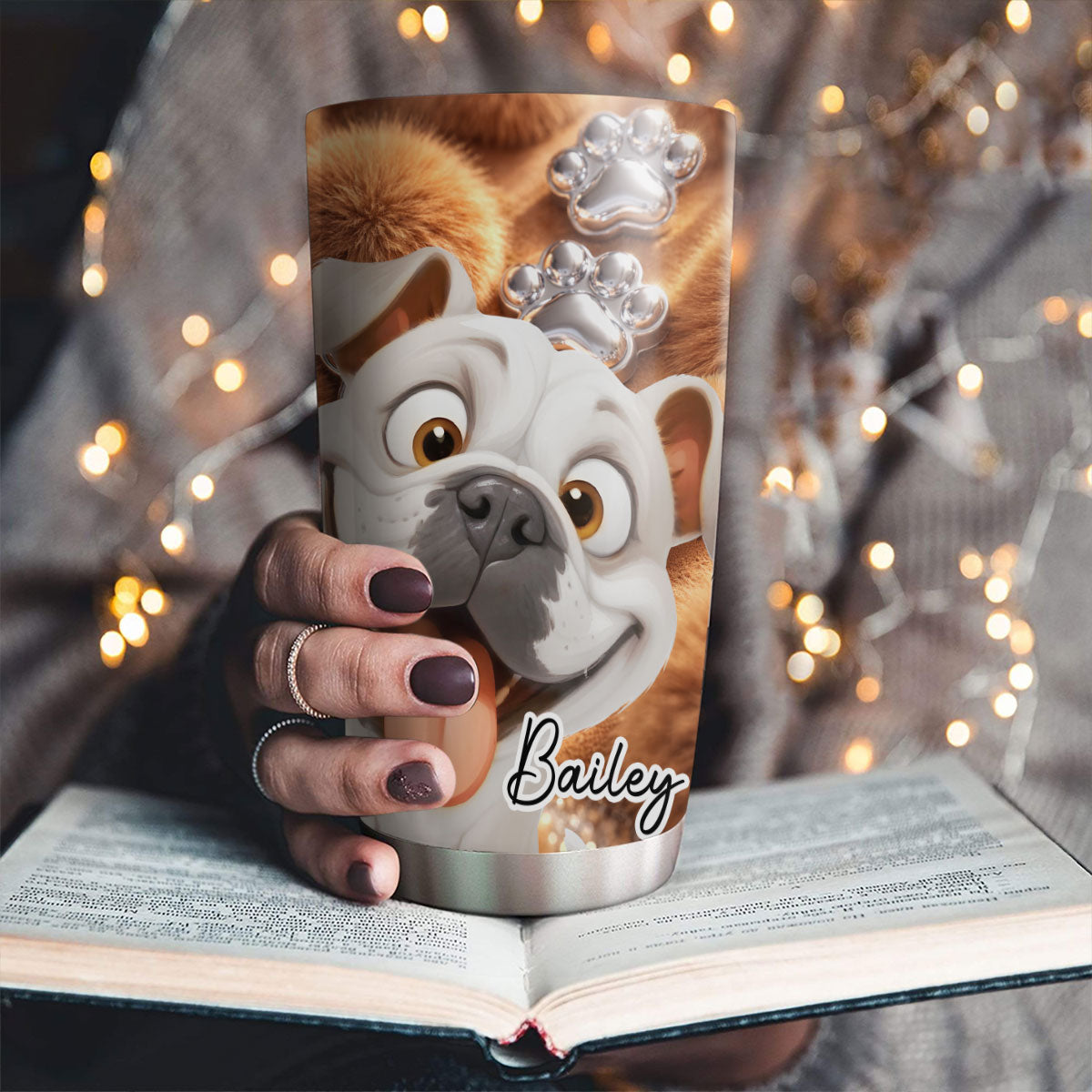 Custom Mother's day Birthday Gifts For Dog Mom, Dog Lovers • Cute Dogs - Personalized 3D Effect Tumbler