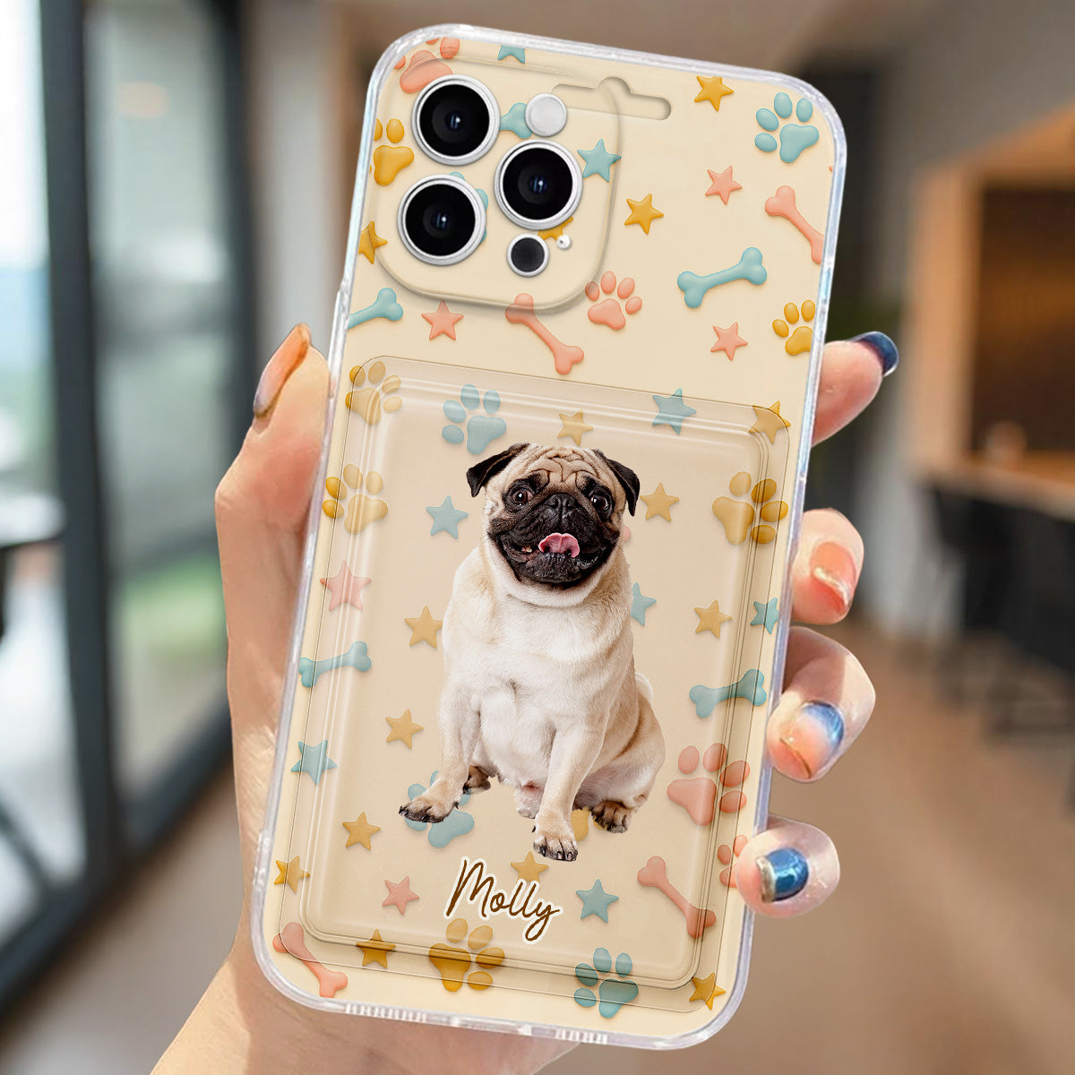 Figures Dog Cartoon Photo - Personalized 3D Inflated Phone Case