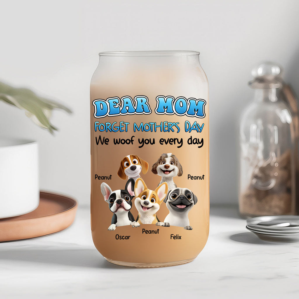 I Woof You Every Day - Personalized Glass Can
