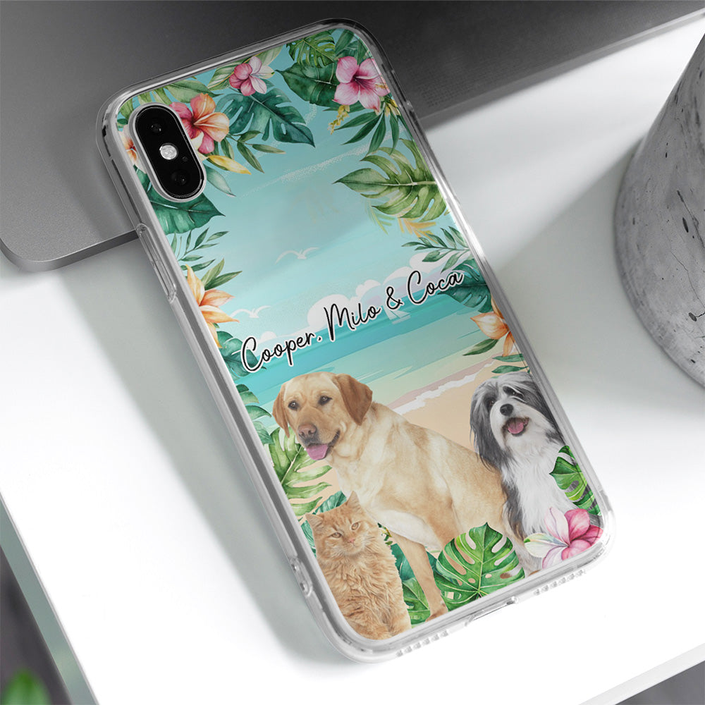 Pet Summer Photo - Personalized Phone Case