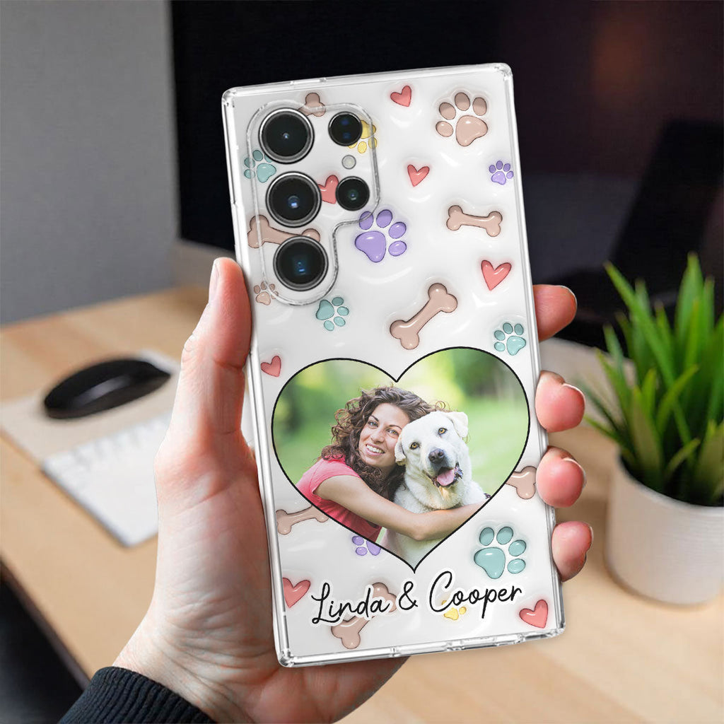 Her Baby Lovely Dogs Ver Photo - Personalized 3D Inflated Effect Phone Case