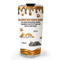 Custom Mother's day Birthday Gifts For Cat Mom, Cat Lovers • Wonderful Time Beside Cat Mom - Personalized 3D Effect Tumbler