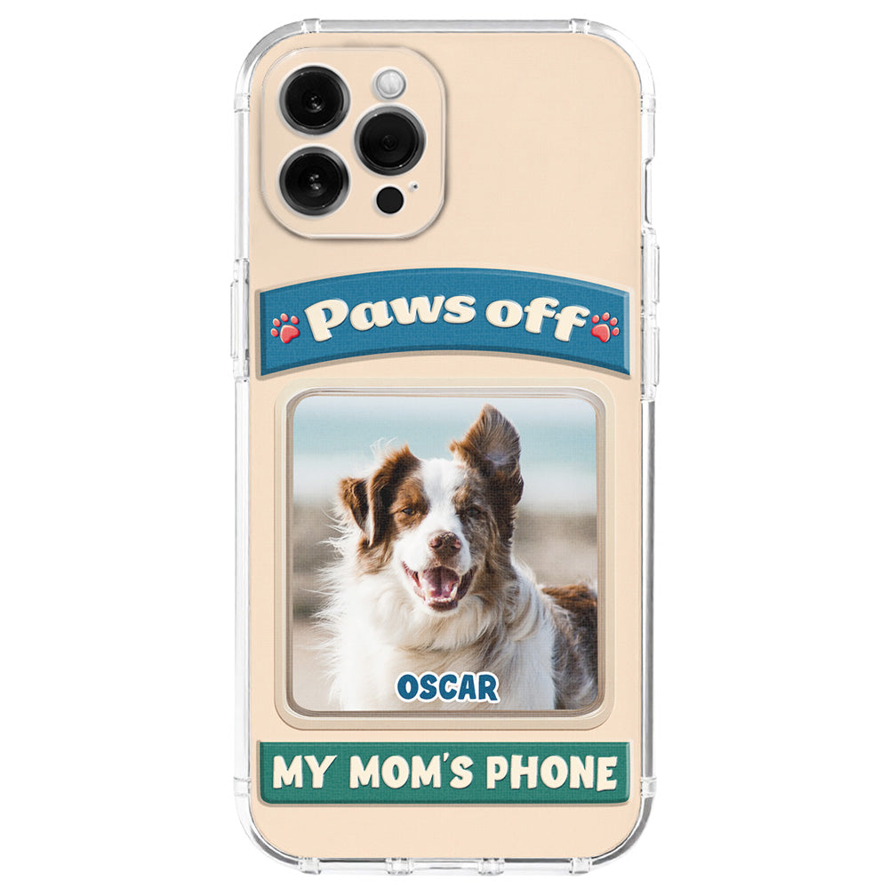 Paws Off This Phone Photo - Personalized 3D Inflated Effect Phone Case