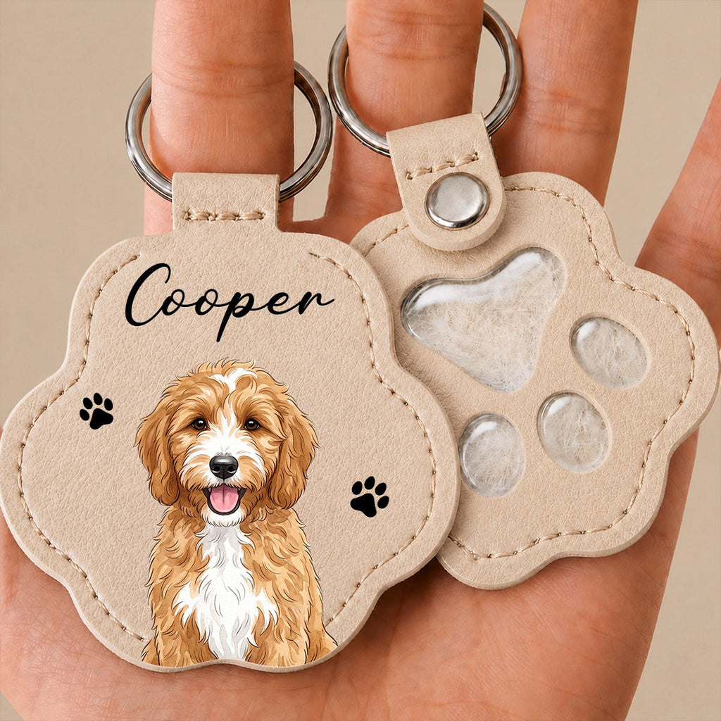 A Piece Of You - Personalized Pet Fur Keychain