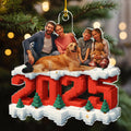 All Of Us In This Year Photo - Personalized 3D Effect Acrylic Ornament