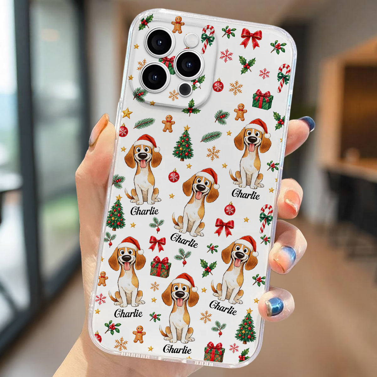 Christmas Dog - Personalized Phone Case