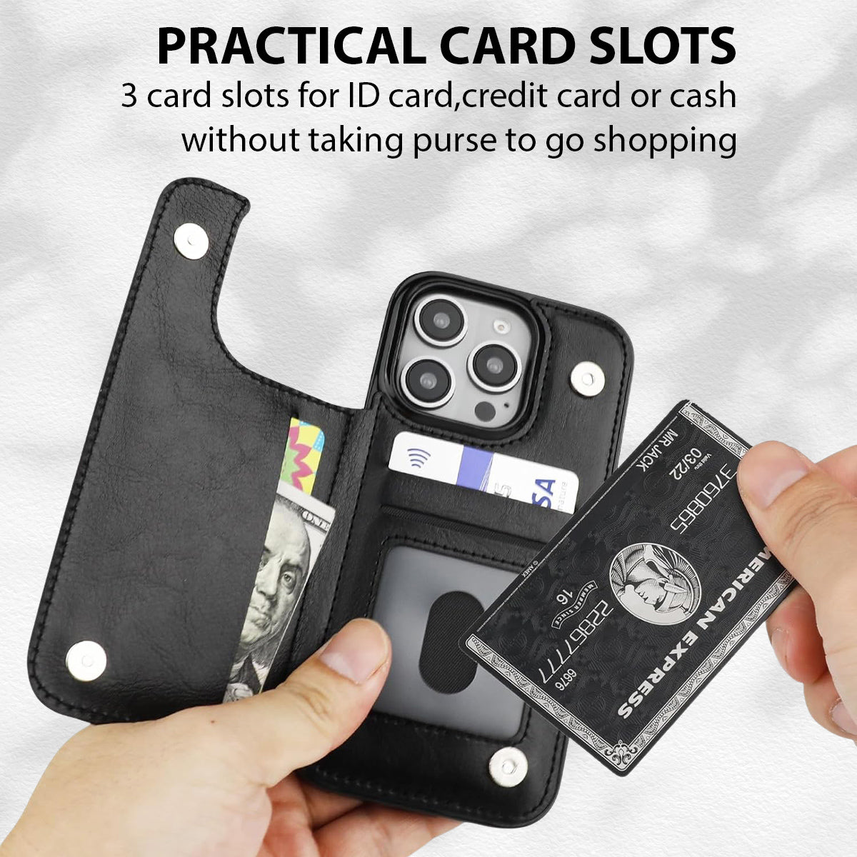 The Mom They Need Photo - Personalized Leather Phone Case