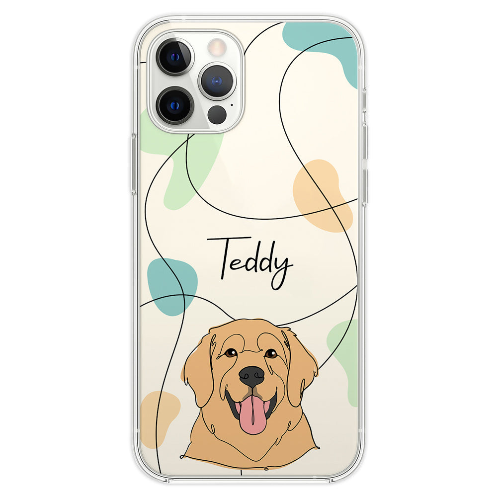 Lovely Dog Line Case - Personalized Phone Case