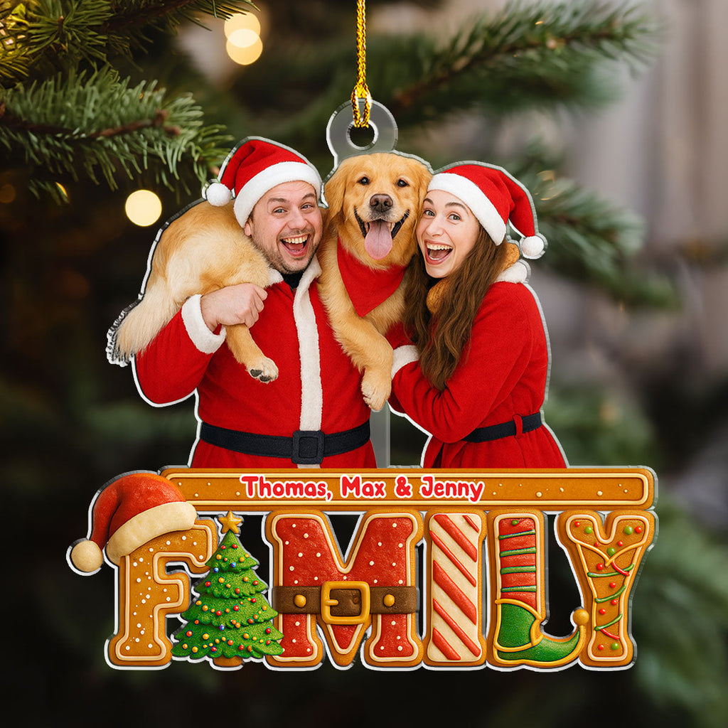 Our Christmas Cake Crew Photo - Personalized Acrylic Ornament